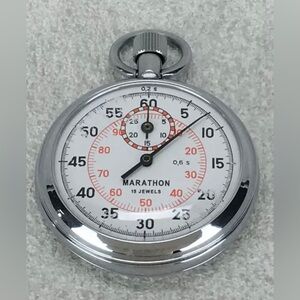 Vtg Marathon Stopwatch mechanical 30min